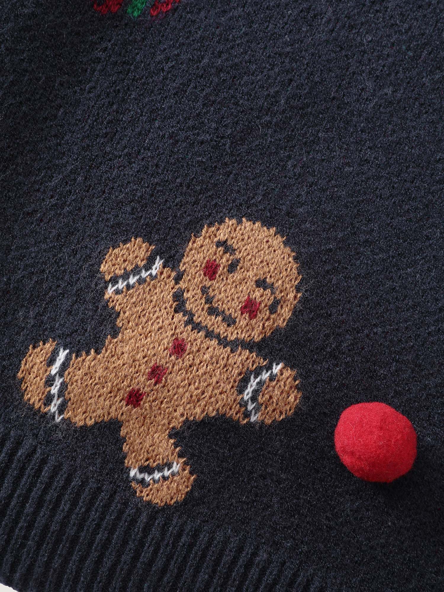 Supersoft 3D Holiday Pattern Jacquard Pullover