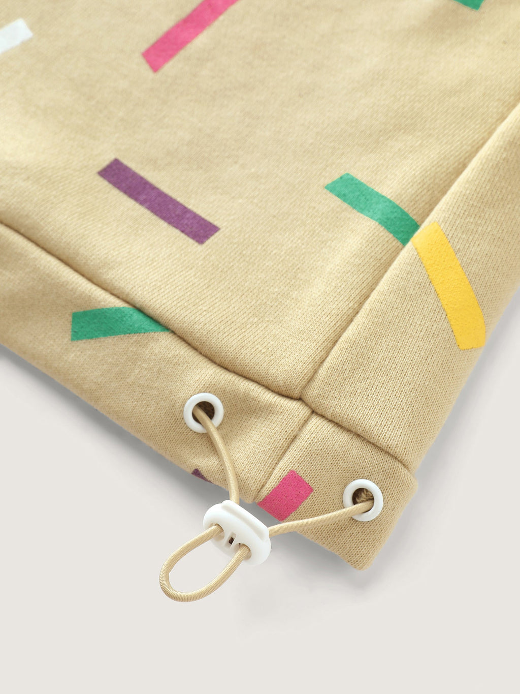 Colorful Confetti Print Round Neck Sweatshirt