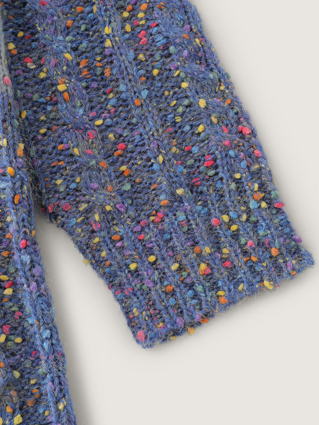 Colorblock Heather Round Neck Pullover