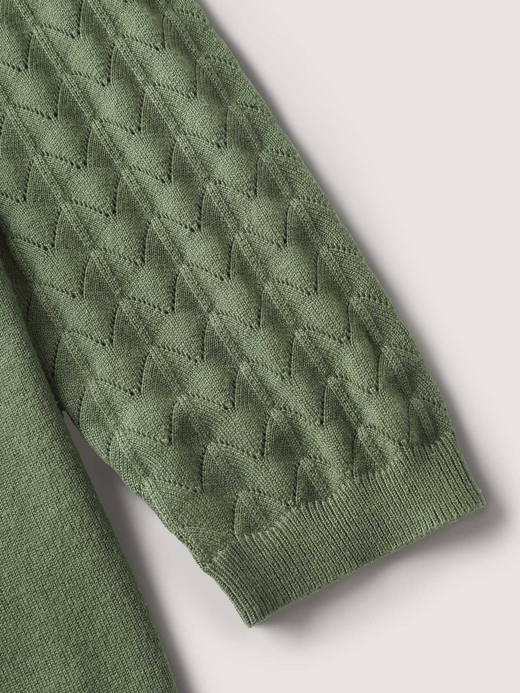 Asymmetrical Hem Cut-Out Knit Cardigan