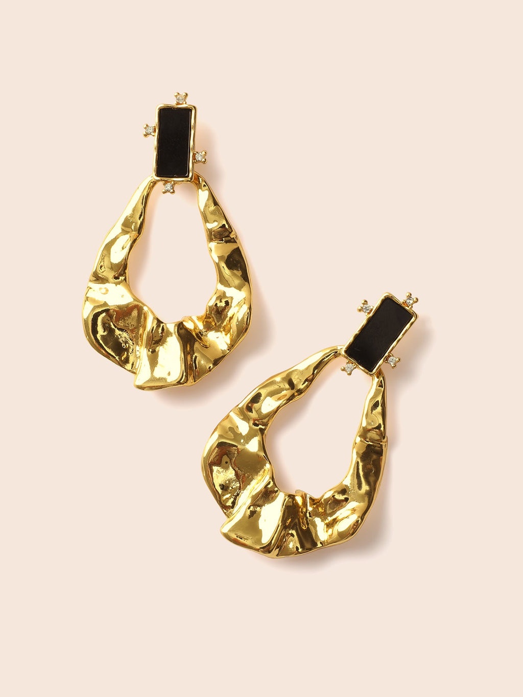 Asymmetrical Geometric Design Dangle Earrings