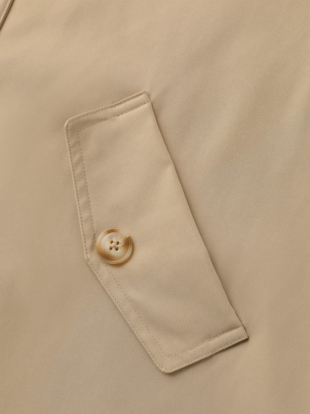 Color Contrast Button Quilted Jacket