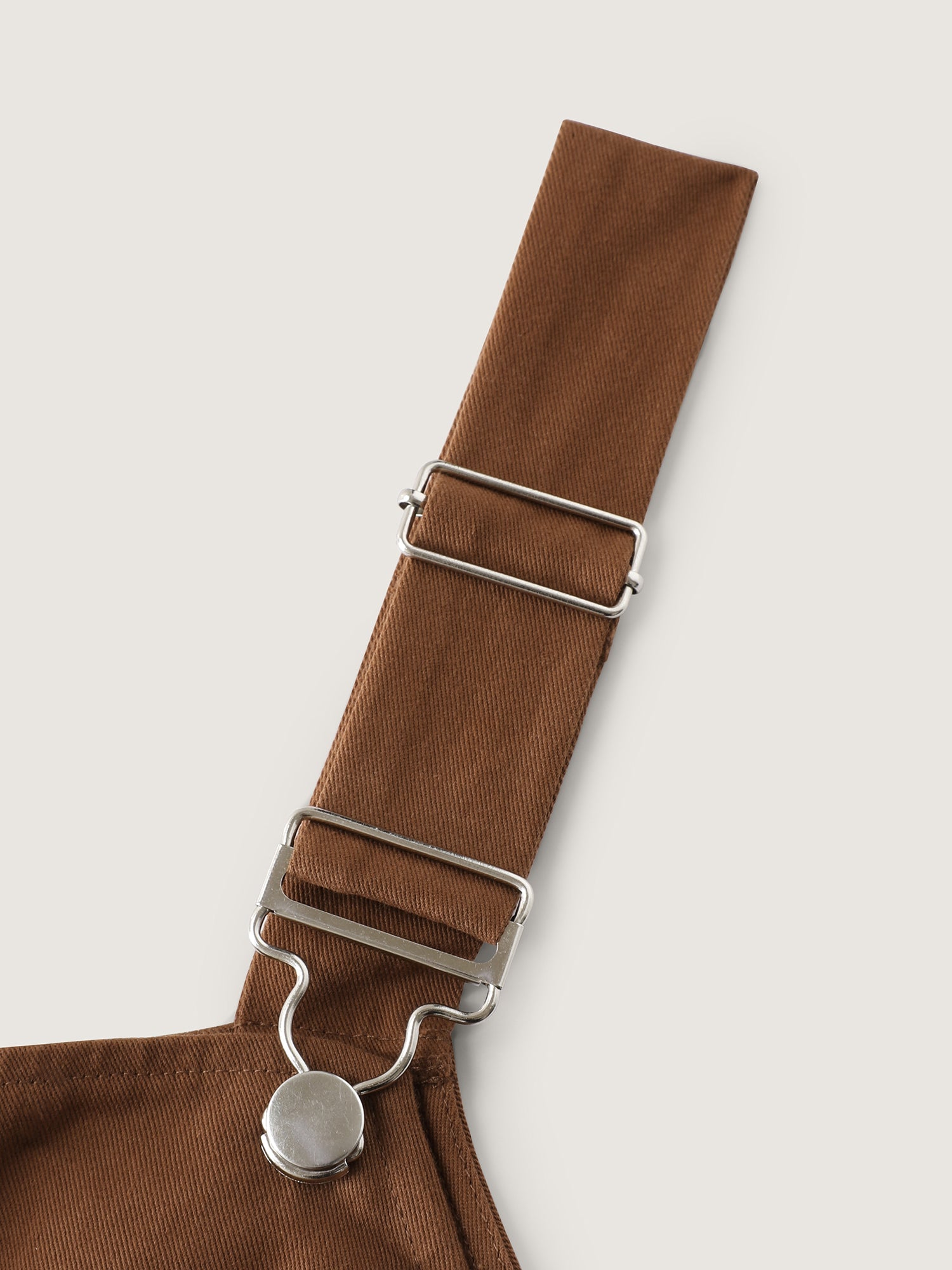 Adjustable Overall Strap Wide-Leg Jumpsuit