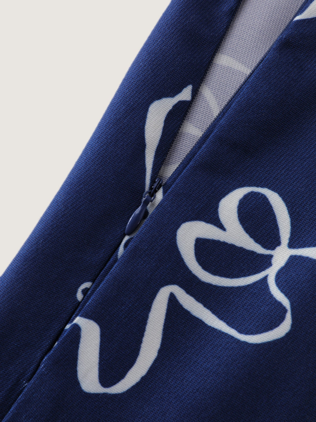 Bow-Tie Print Adjustable Overall Straps Jumpsuit