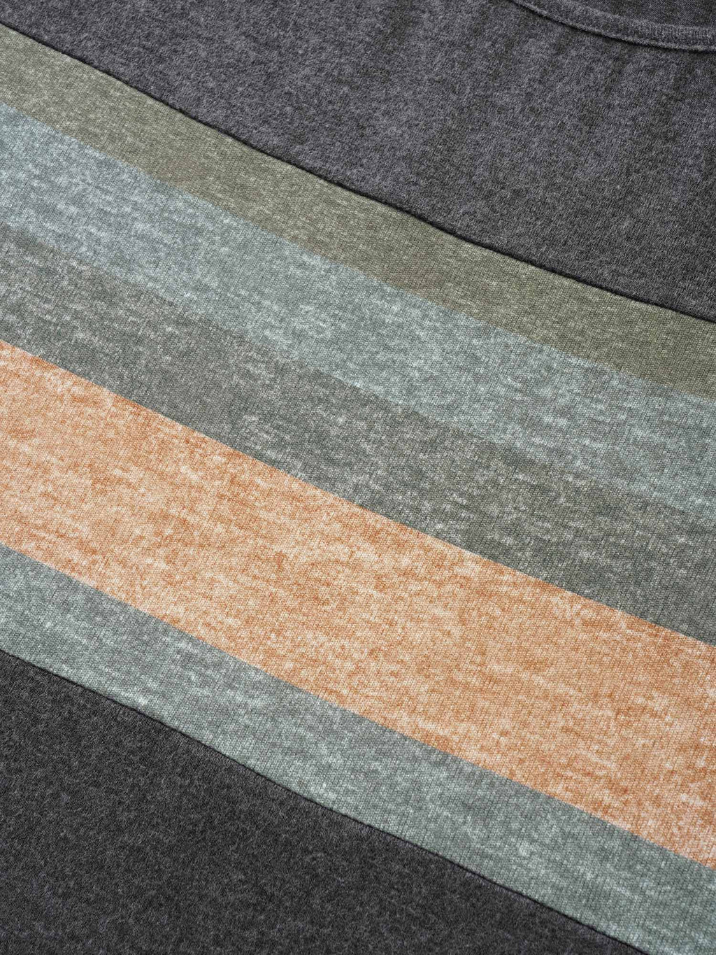 Colorblock Contrast Asymmetrical Hem T-shirt