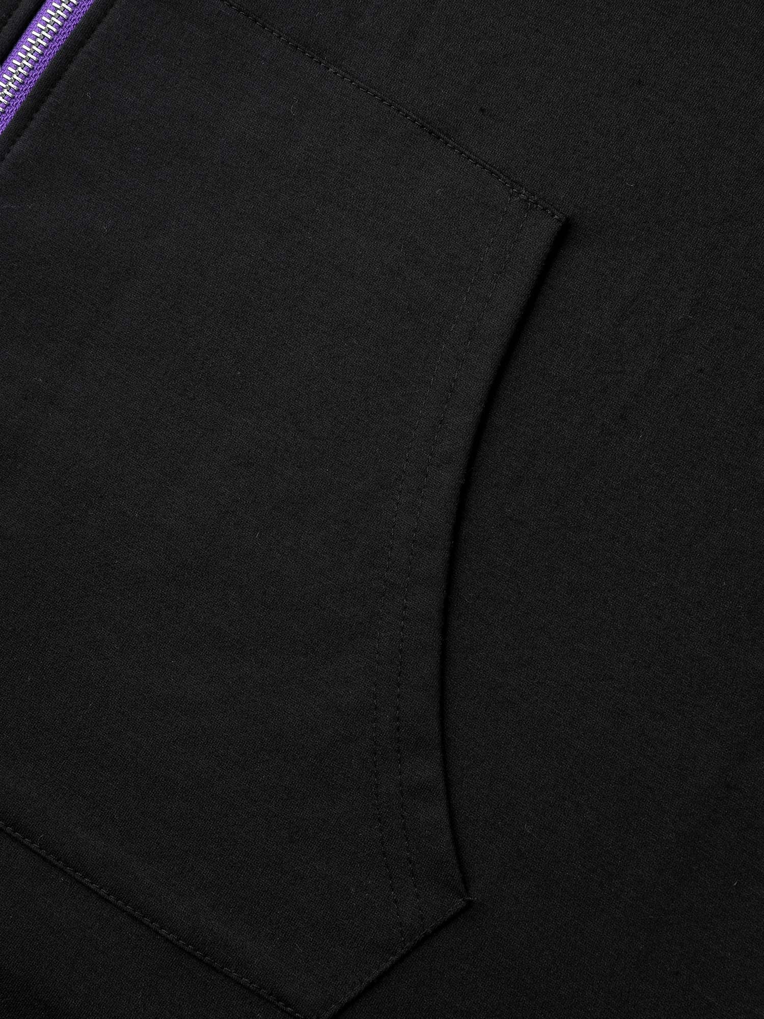 Bat-Shaped Contrast Stretchy Jacket