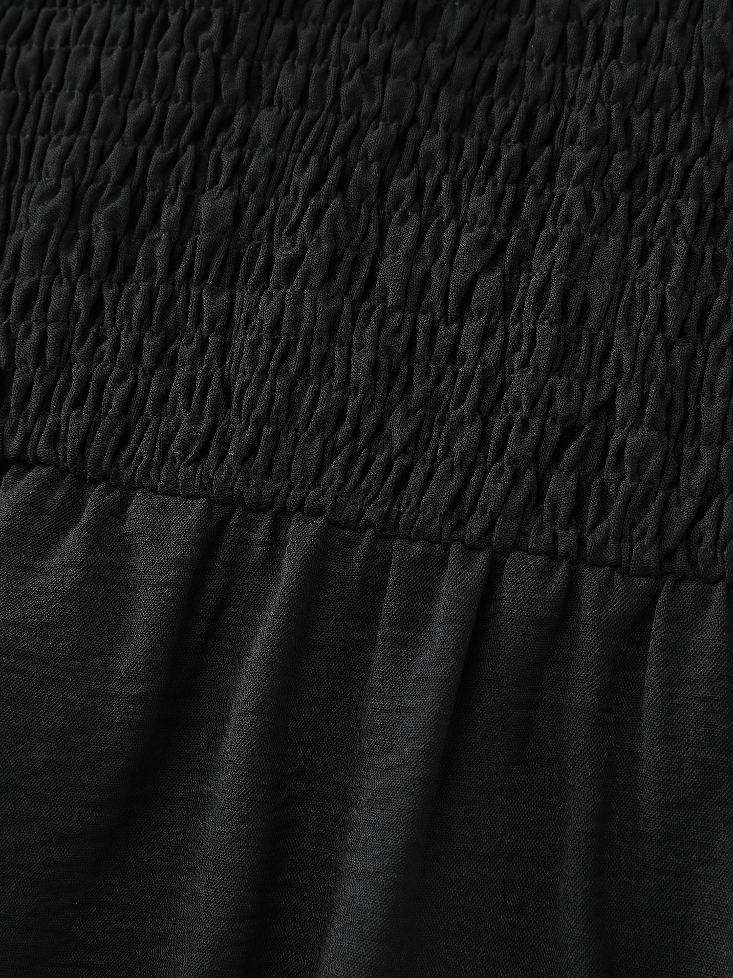 Colorful Sequin Embroidery Tiered Knee Dress