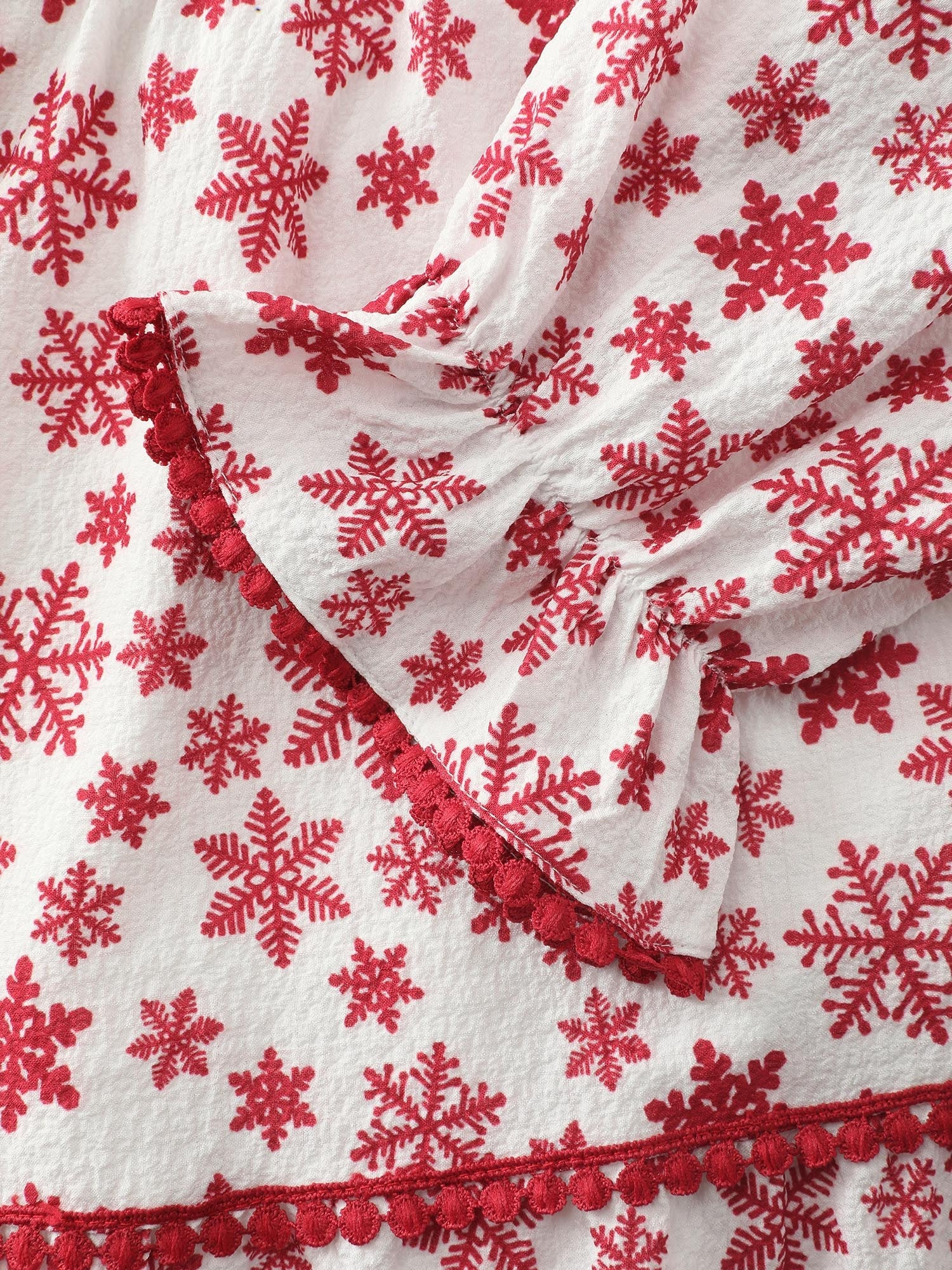 Boho Print Contrast Waist-Tie Maxi Dress