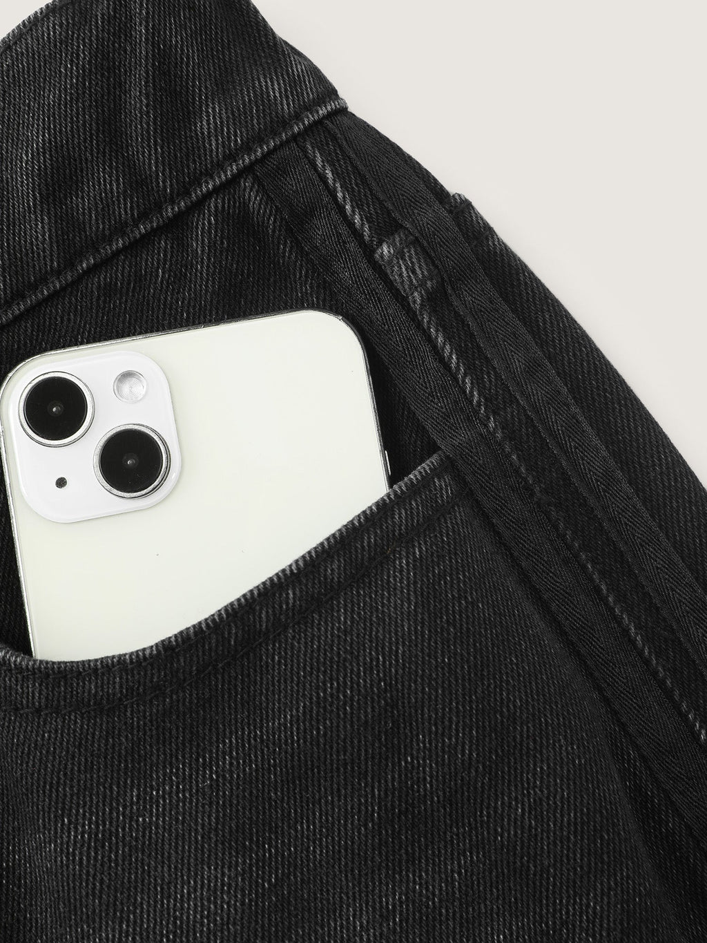 Cotton Vintage Wash Stretchy Boyfriend Jeans