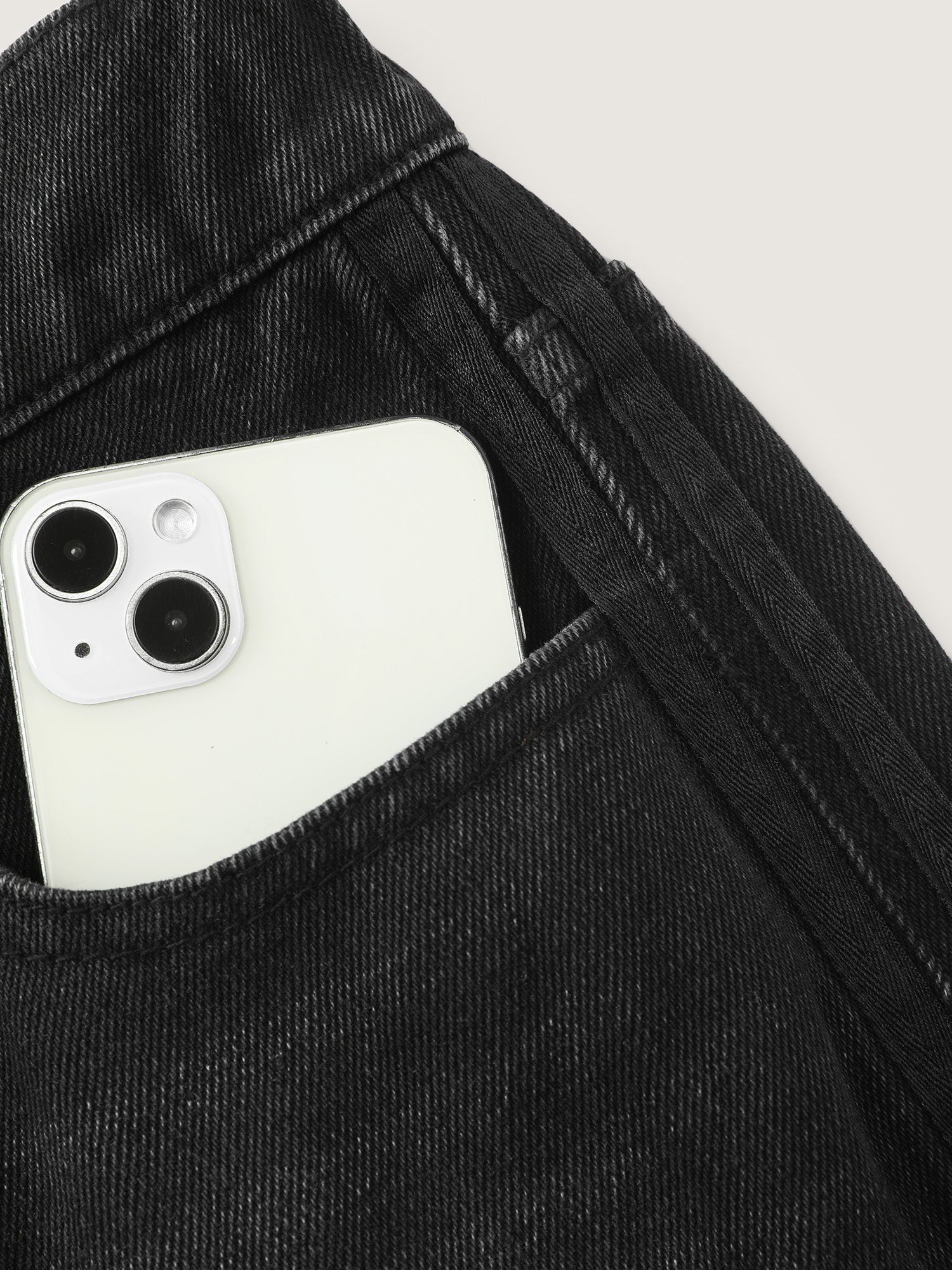 Cotton Vintage Wash Stretchy Boyfriend Jeans