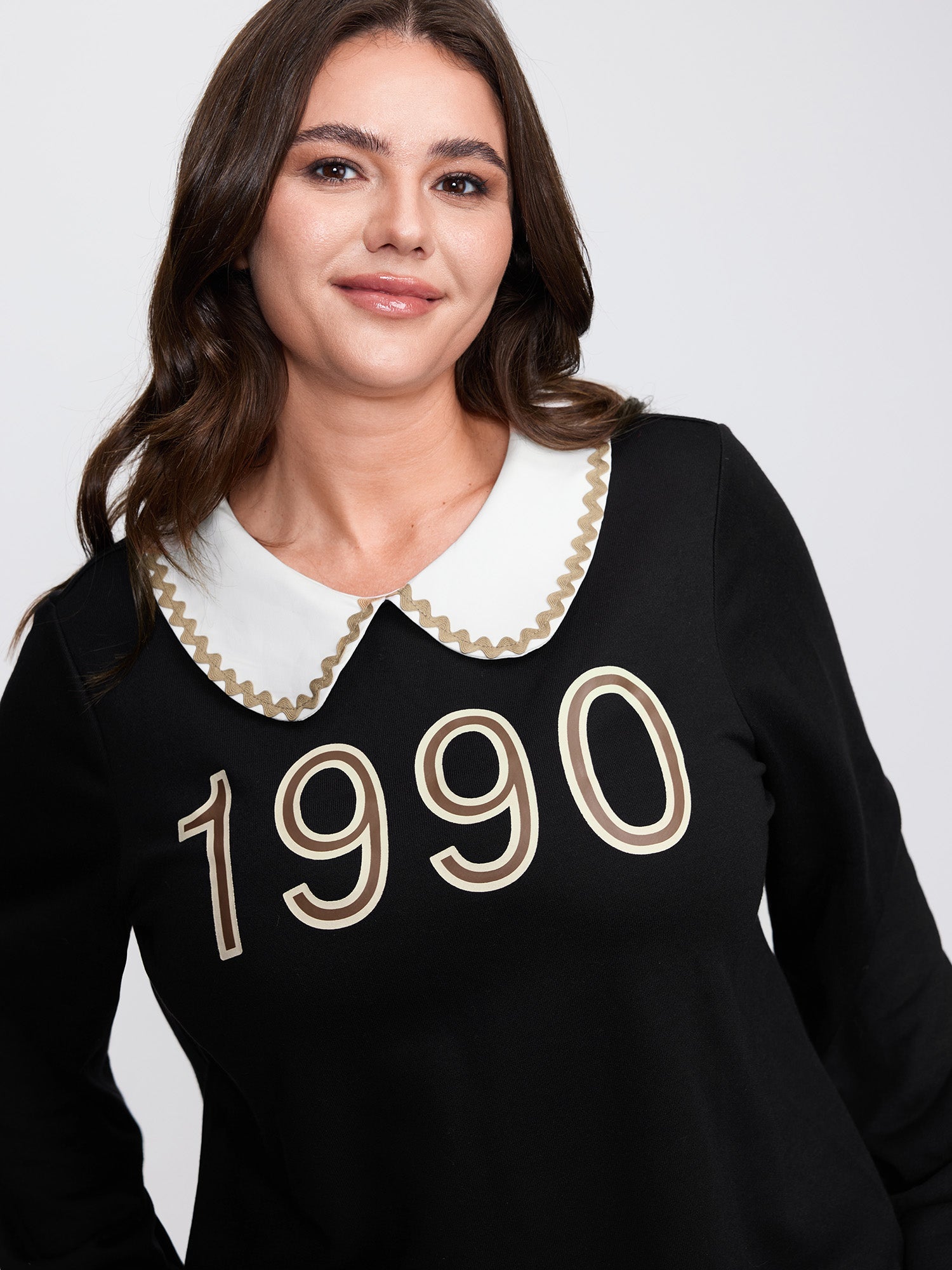 90's Dream Color Contrast Sweatshirt