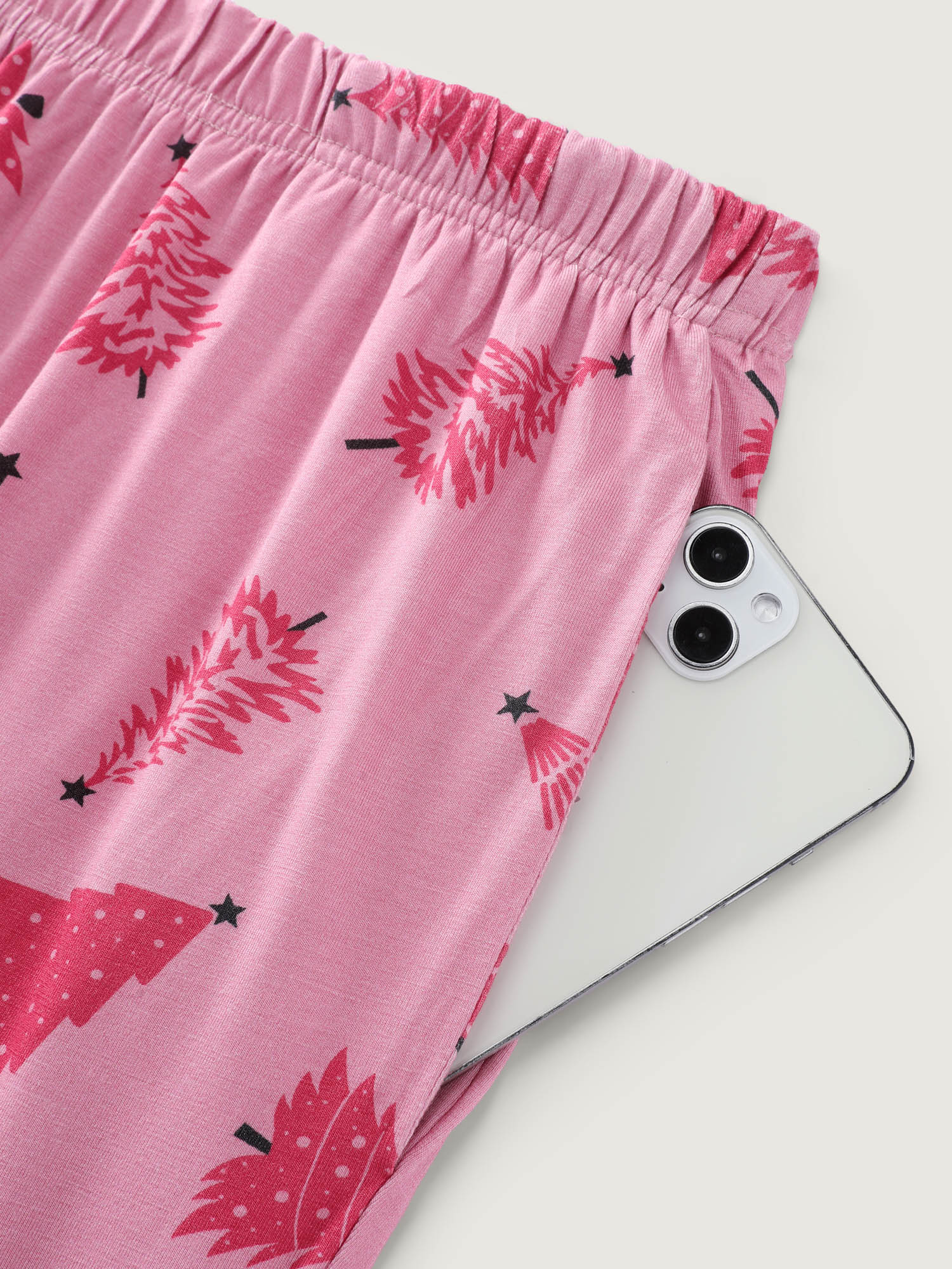 Christmas Tree Buttons Loungewear Set