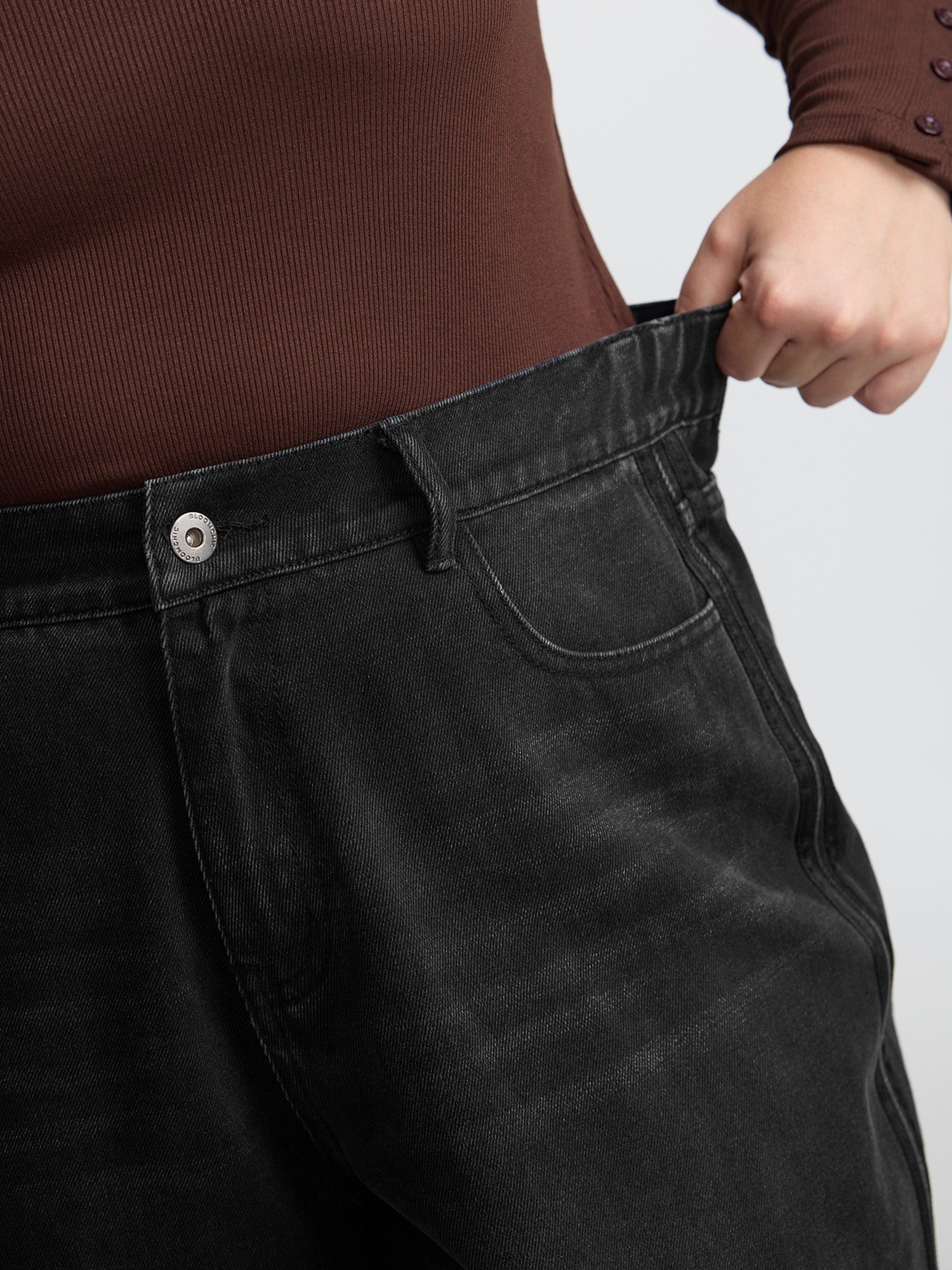 Cotton Vintage Wash Stretchy Boyfriend Jeans