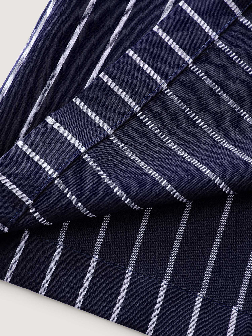 Color Contrast Stripe Double Button Midi Dress