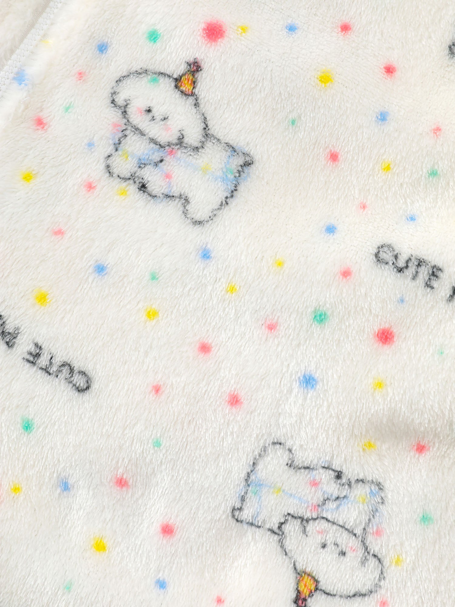 Cozy Puppy Print Zipper Front Lounge Jumpsuit