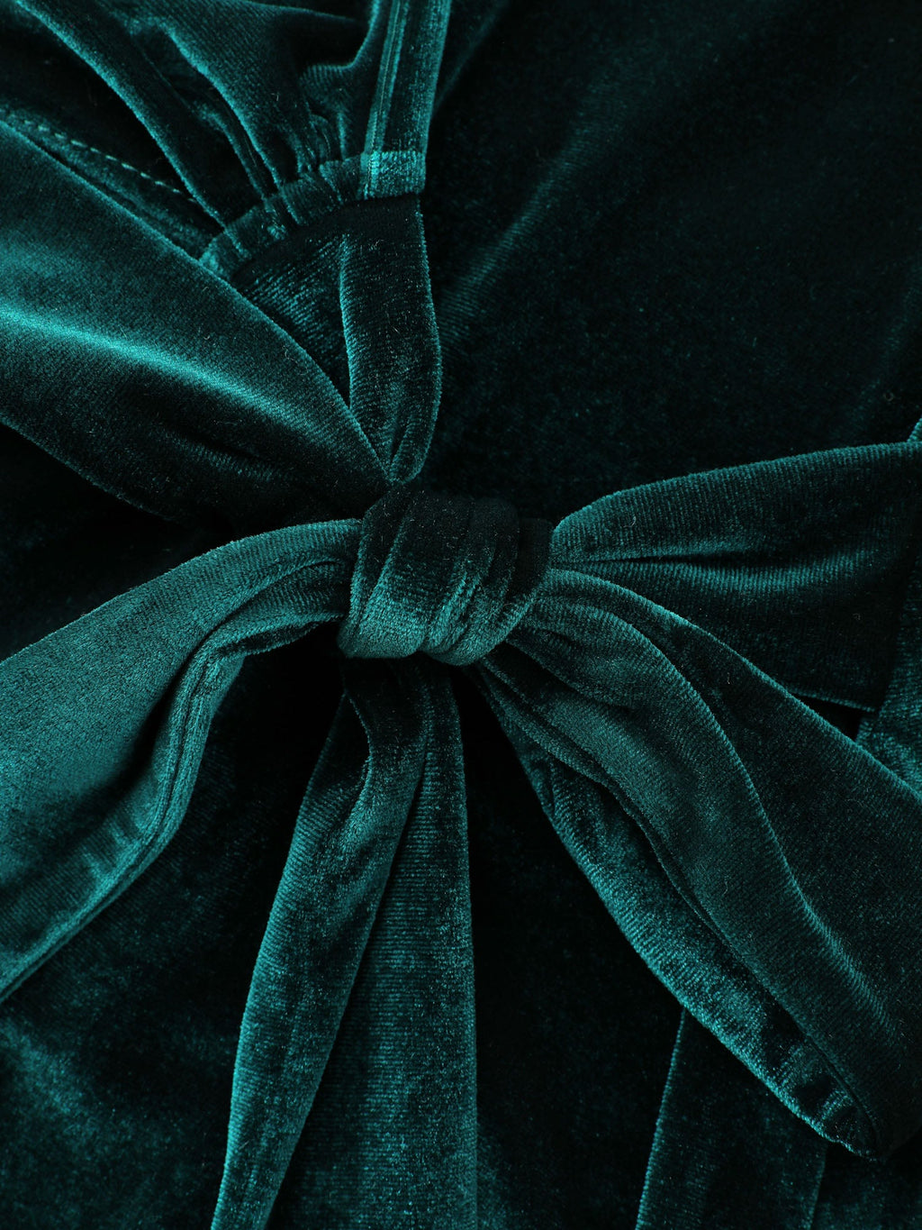 Cheerful Velvet Wrap Tie Blouse