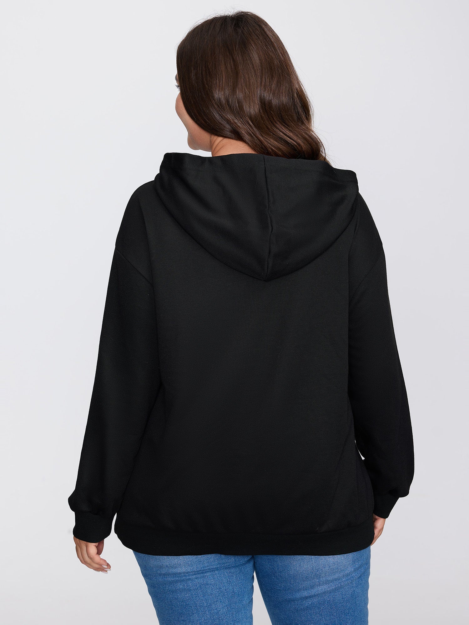 Colorful Floral Print Hoodie Sweatshirt