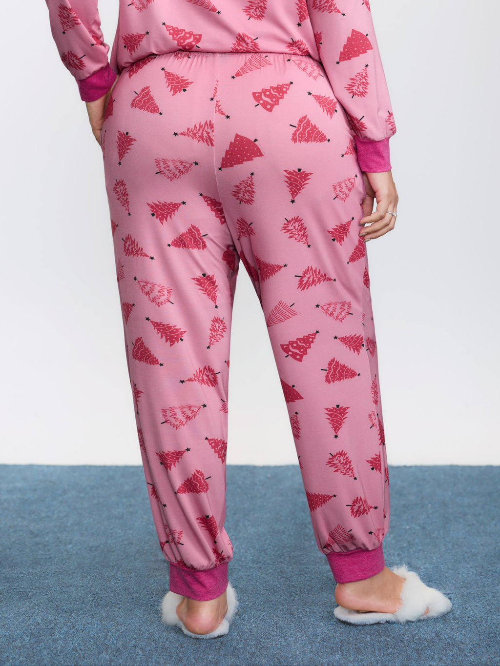 Christmas Tree Buttons Loungewear Set