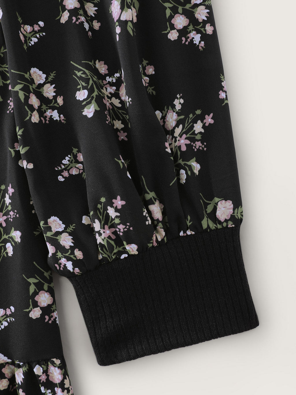 2-in-1 Floral Ruched Midi Dress