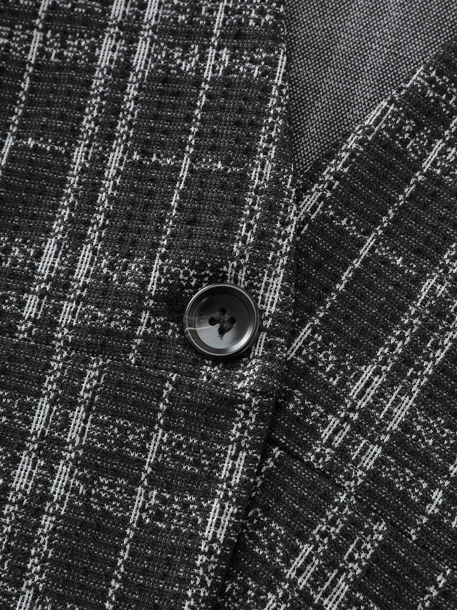 2-in-1 Stretchy Tweed Jumpsuit