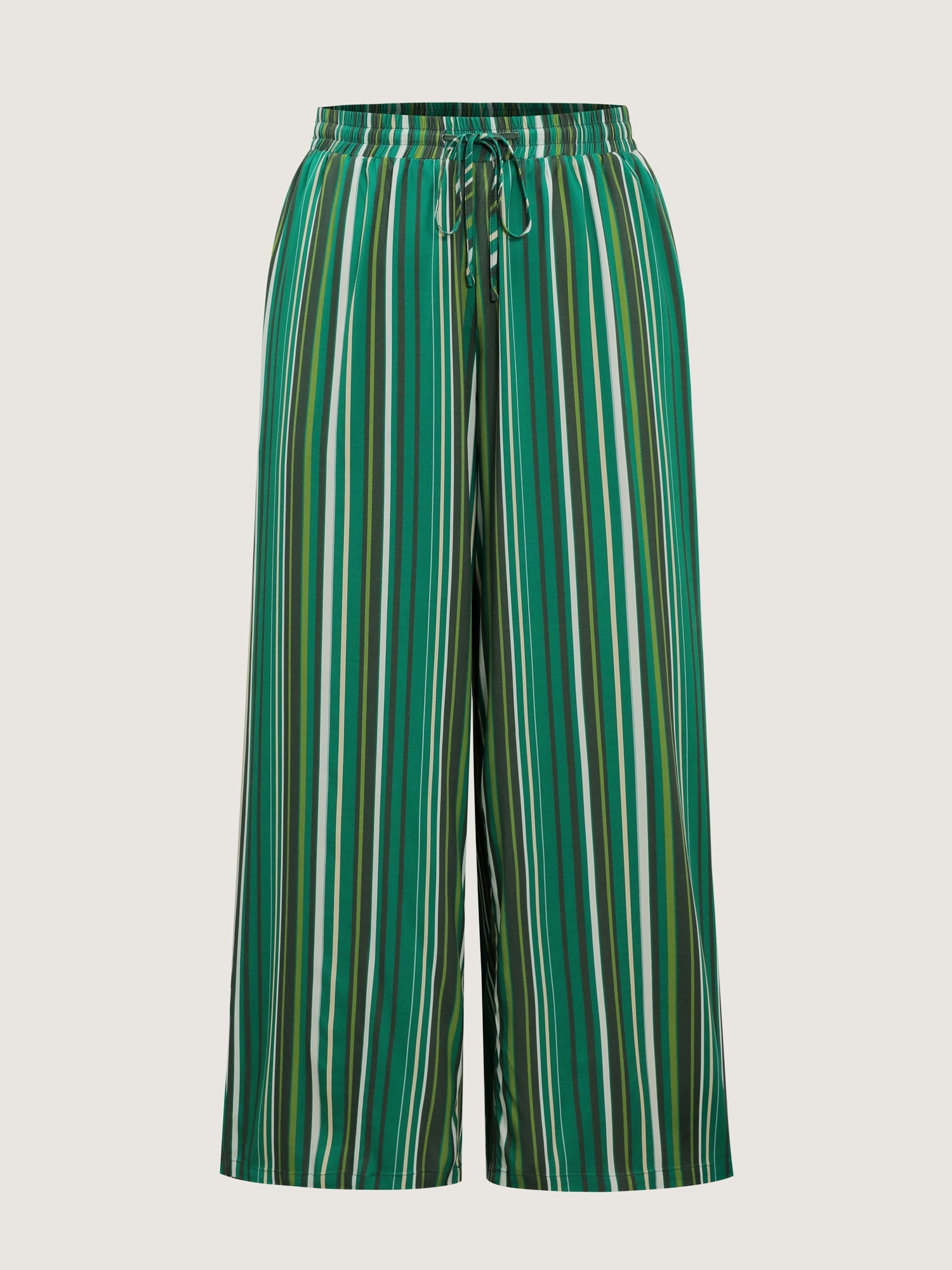 Colorful Stripes Drawstring Waist Pants