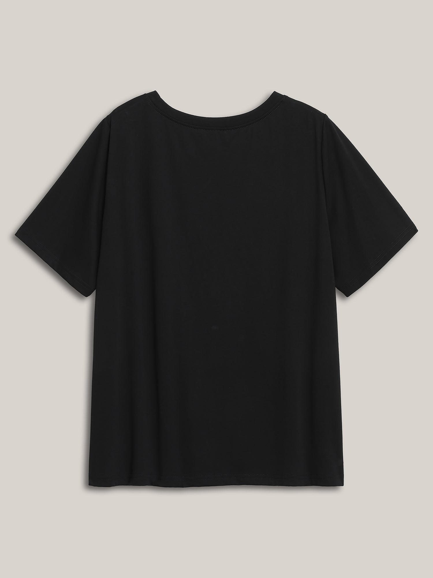 Bookish Florals Print Round Neck T-Shirt