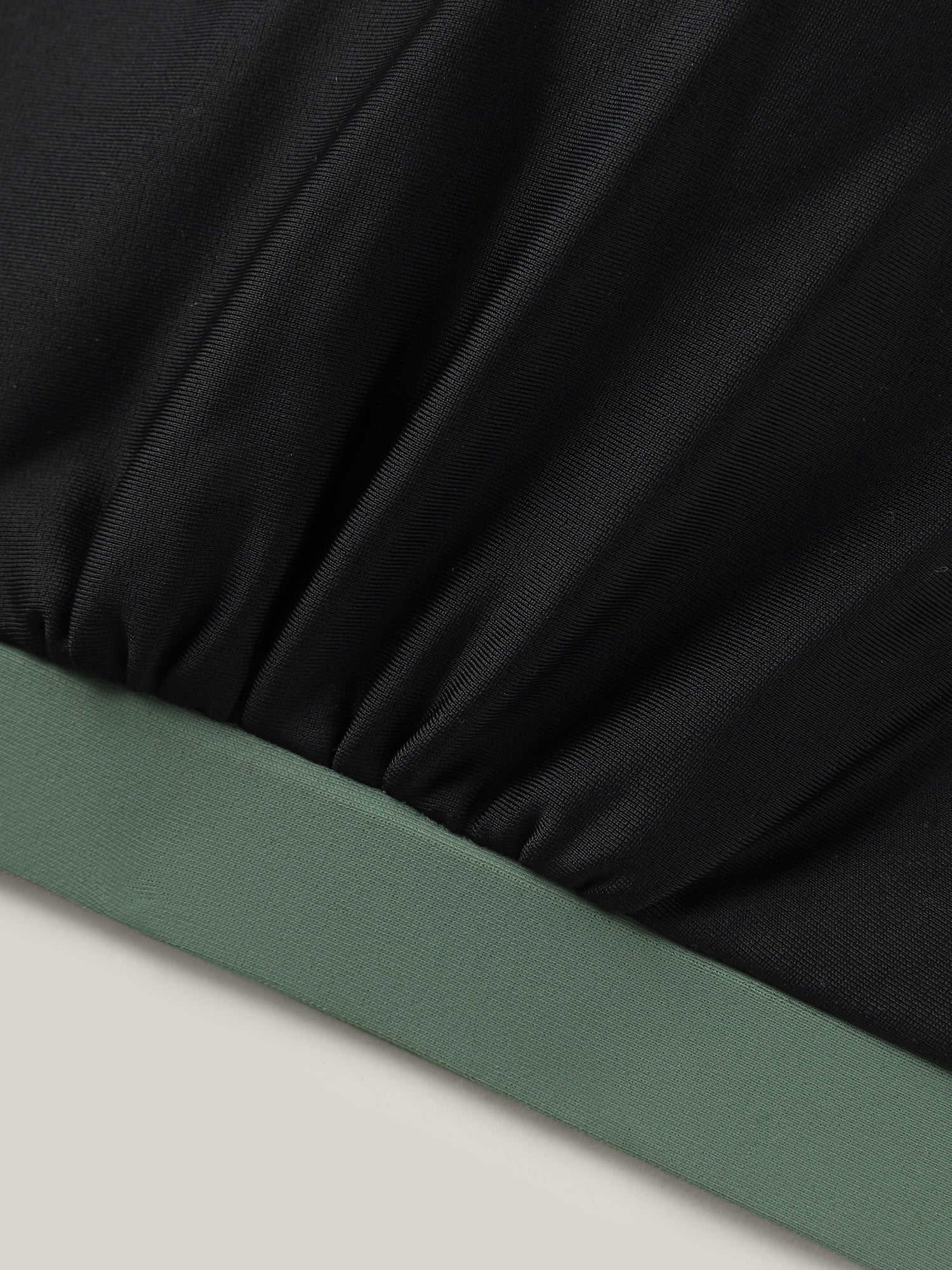 2-in-1 Padded Color Contrast Swim Tankini