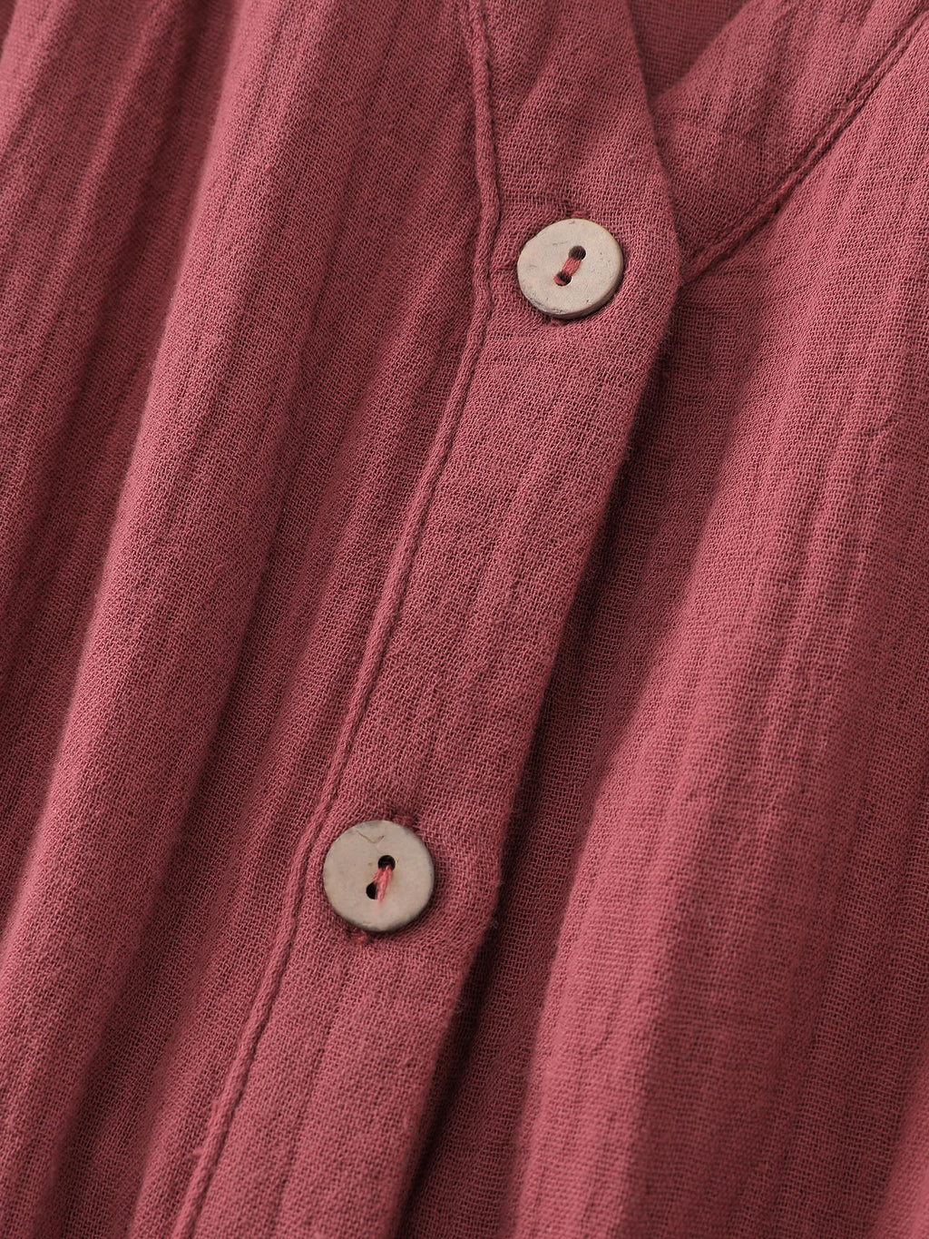 Cotton Textured Belted Pockets Maxi Dress