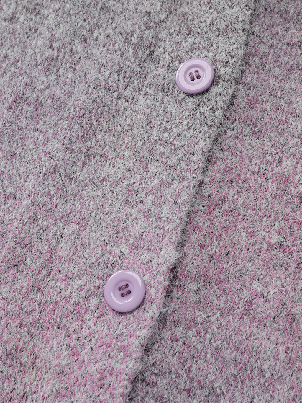 Color Gradient Buttons Knit Cardigan