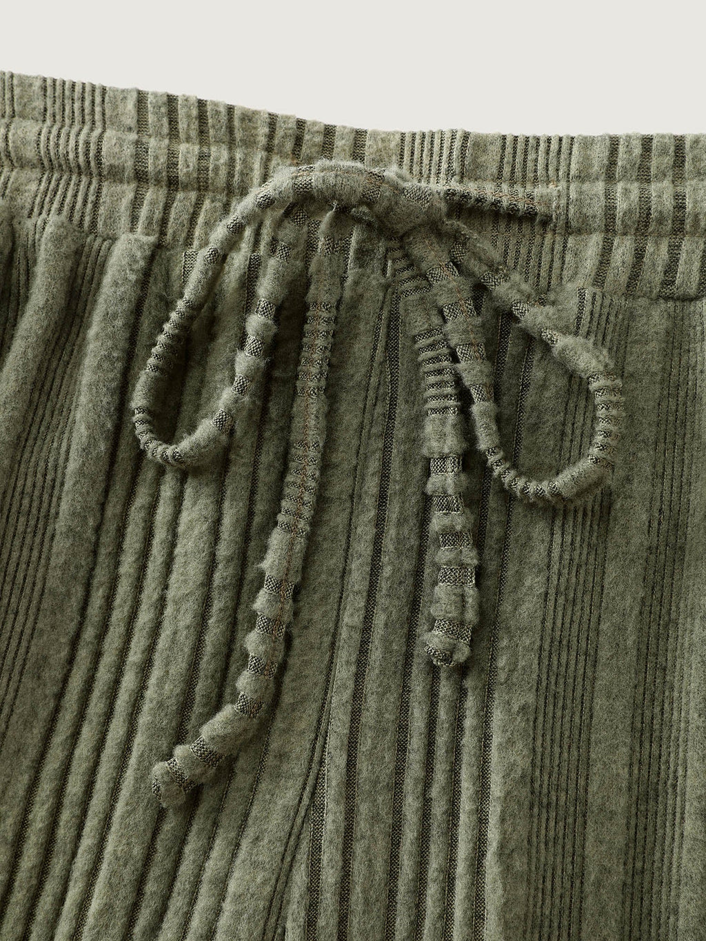 Color Blend Knit Drawstring Lounge Bottoms