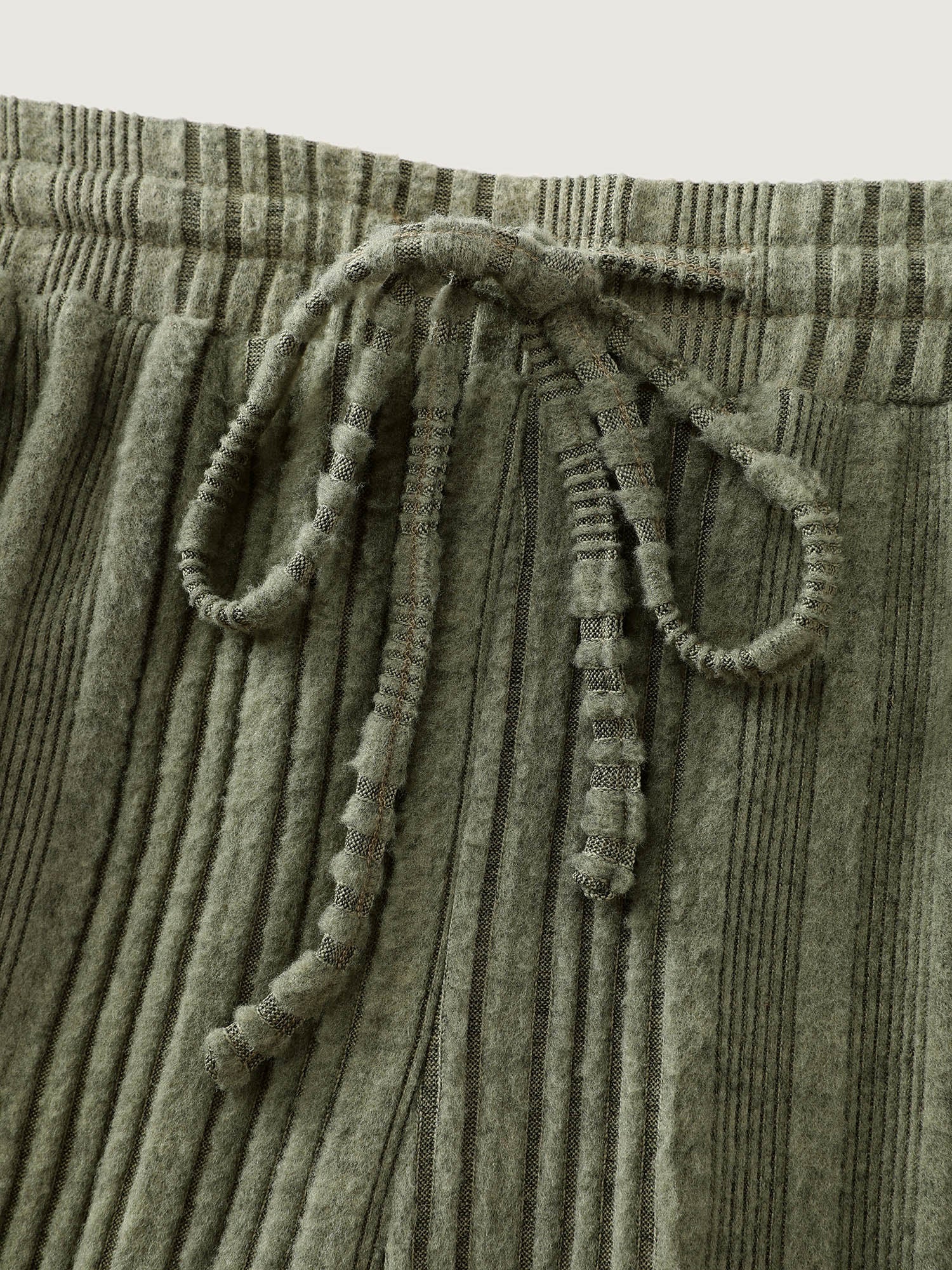 Color Blend Knit Drawstring Lounge Bottoms