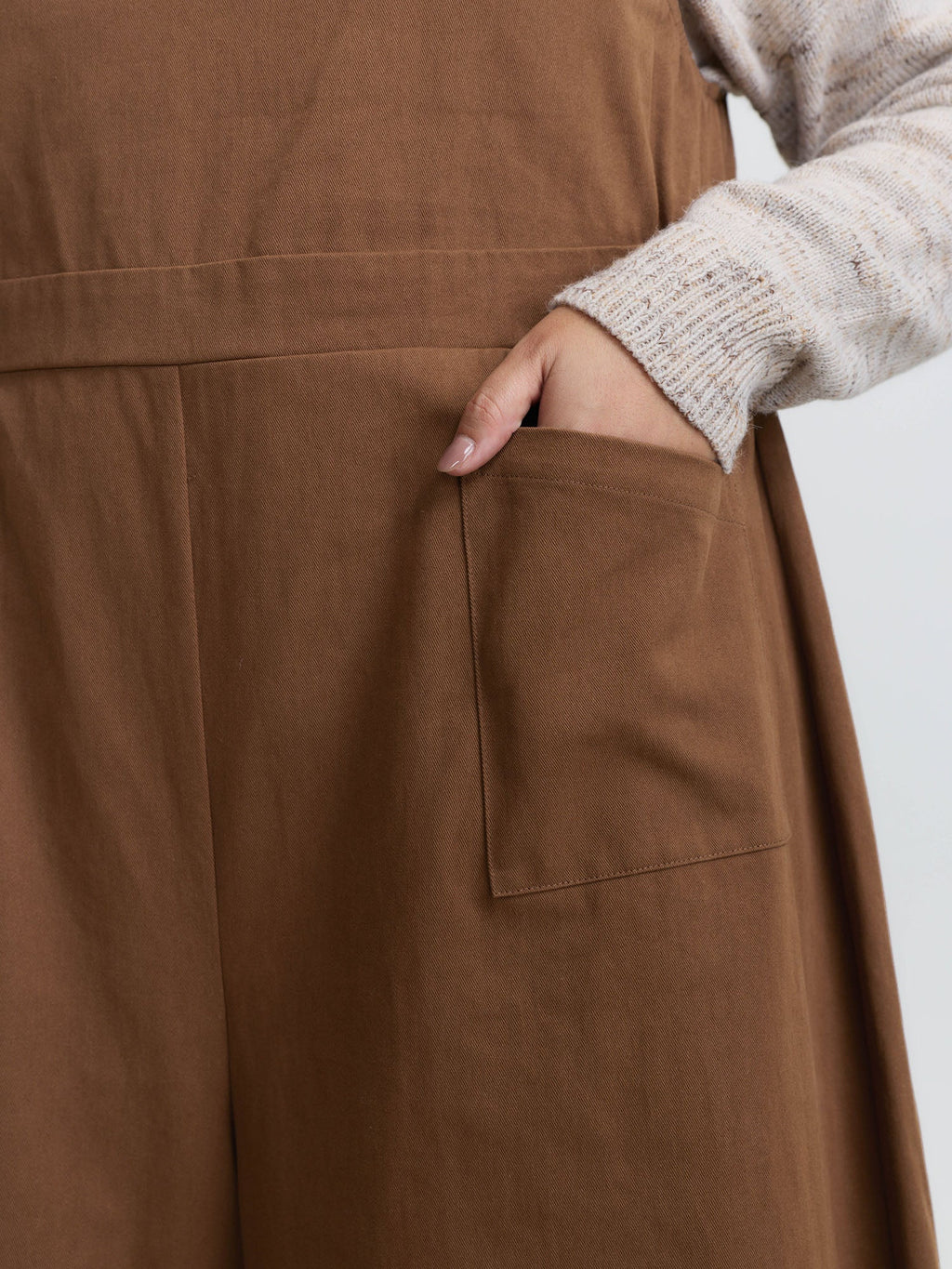 Adjustable Overall Strap Wide-Leg Jumpsuit