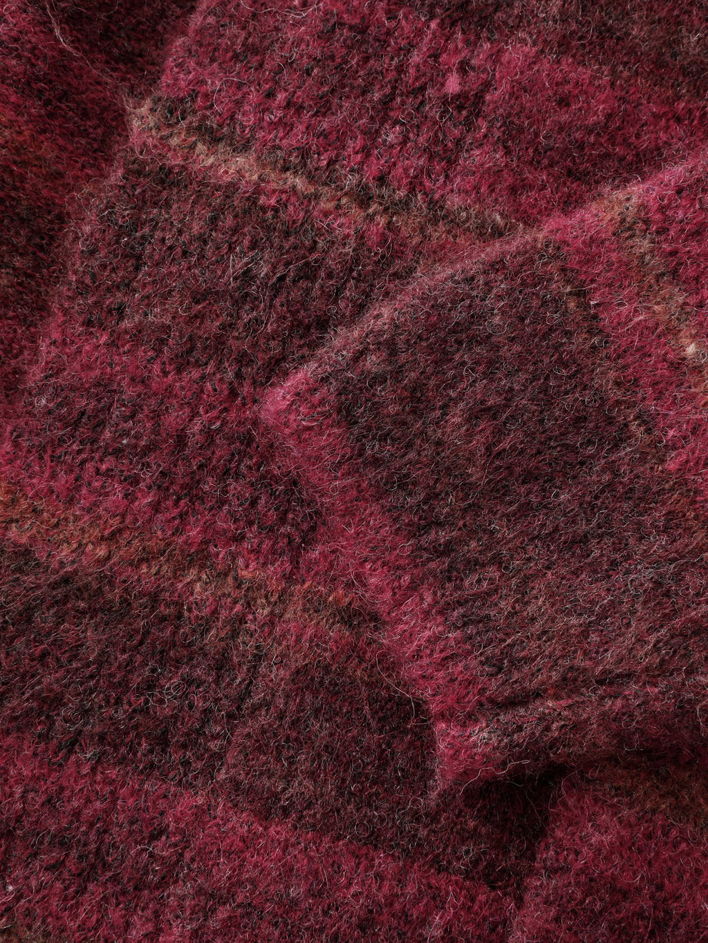 Color Gradient Textured Pockets Knit Cardigan