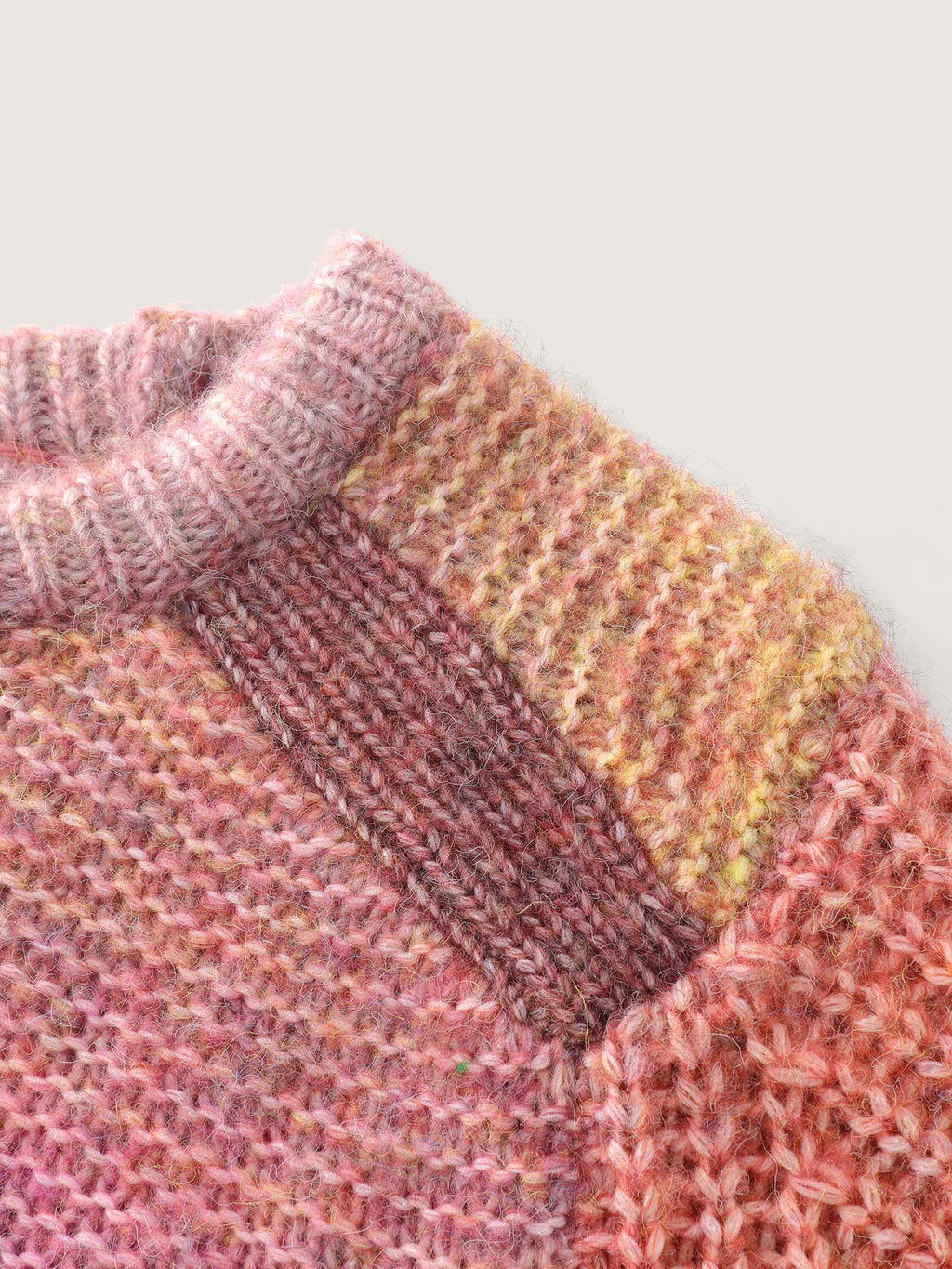 Color Gradient Textured Stretchy Pullover