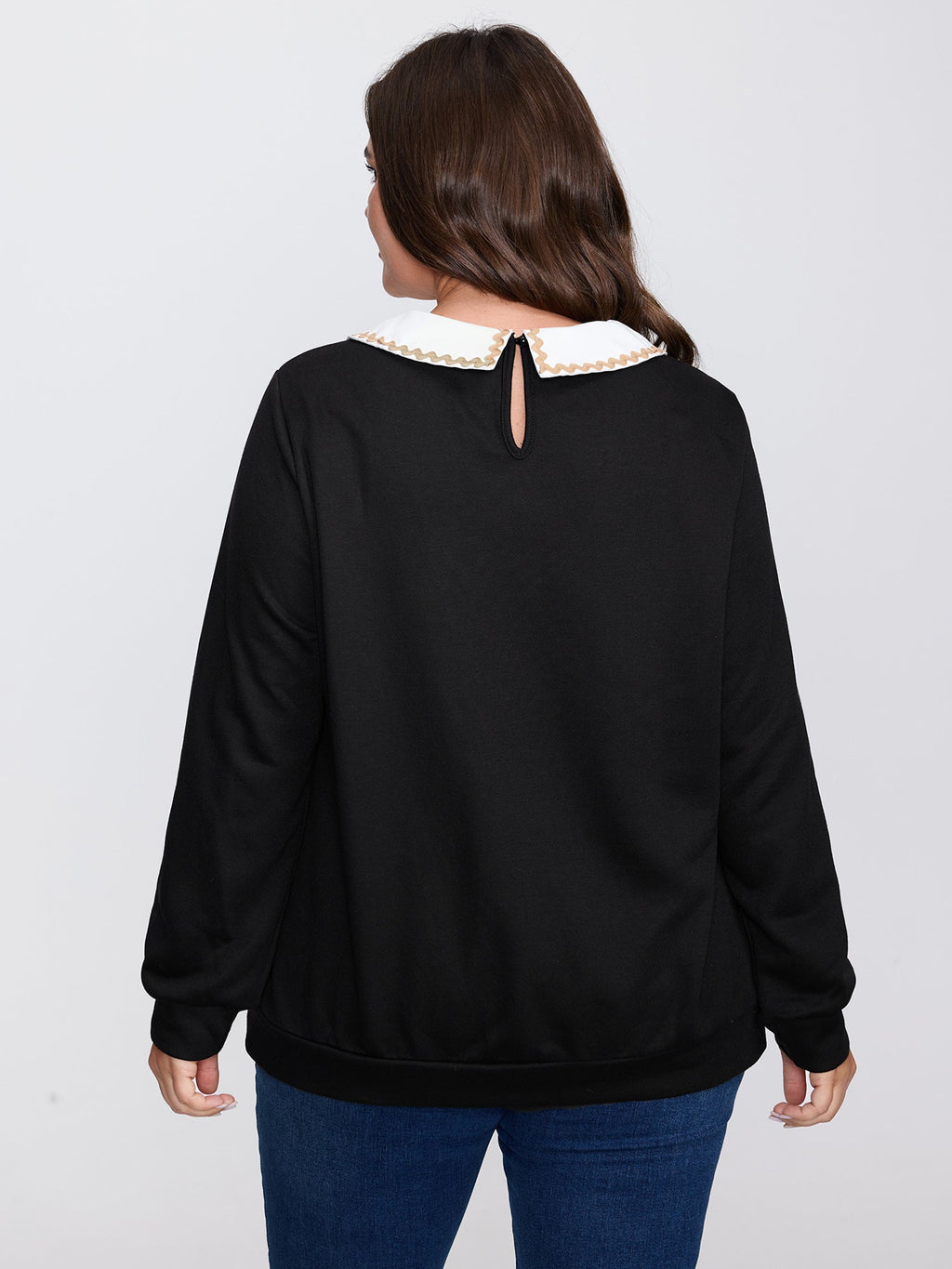 90's Dream Color Contrast Sweatshirt