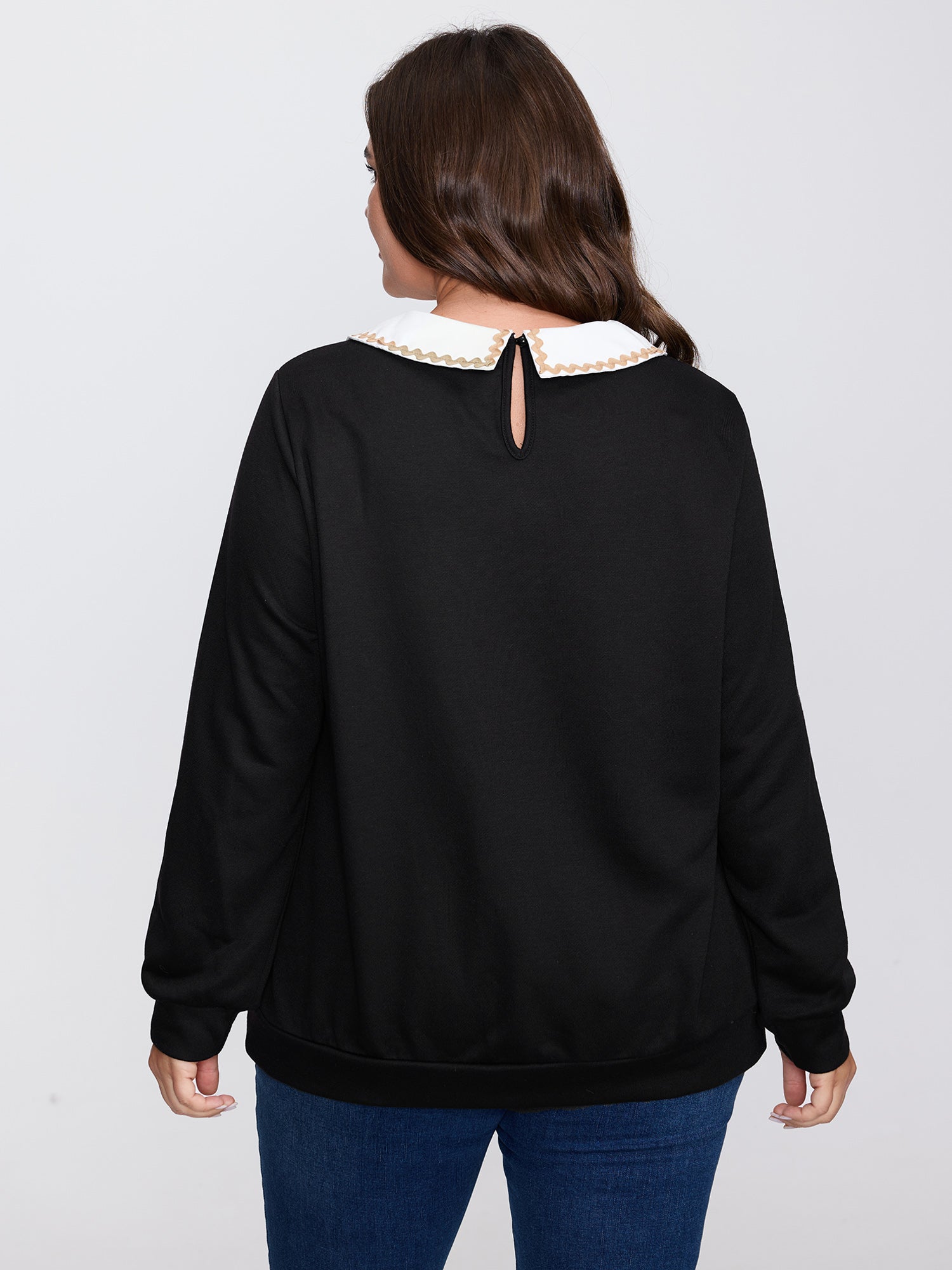 90's Dream Color Contrast Sweatshirt