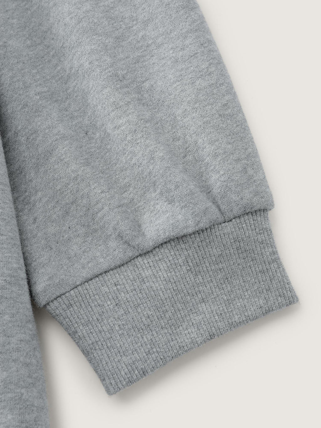 Cat Towel Embroidery Fleece Lined Sweatshirt