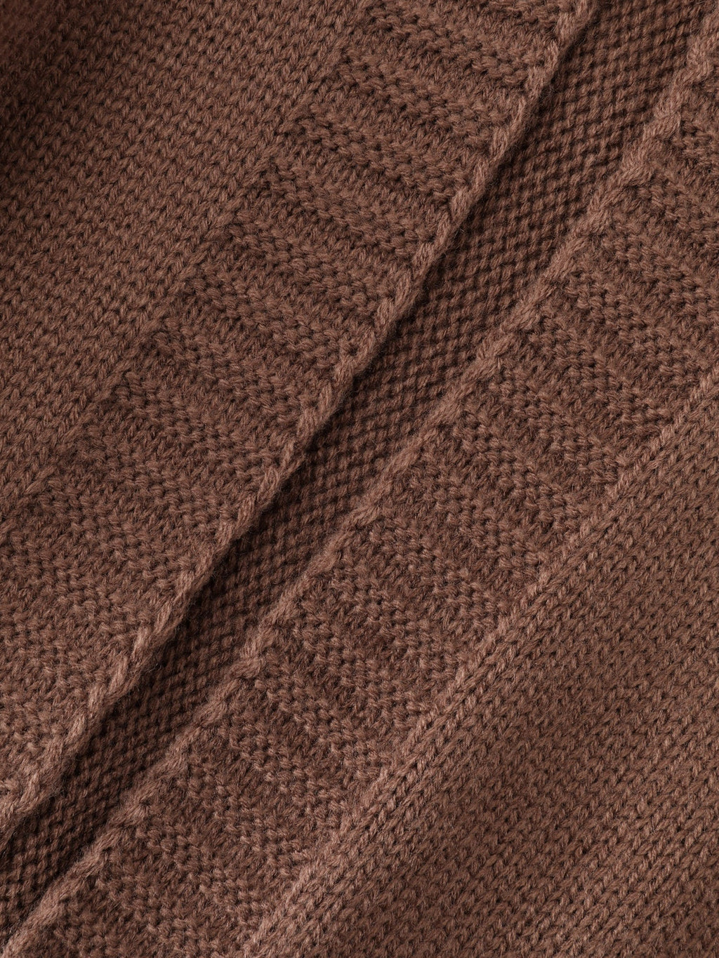 Coccoon Shaped Hooded Front-Open Knit Cardigan