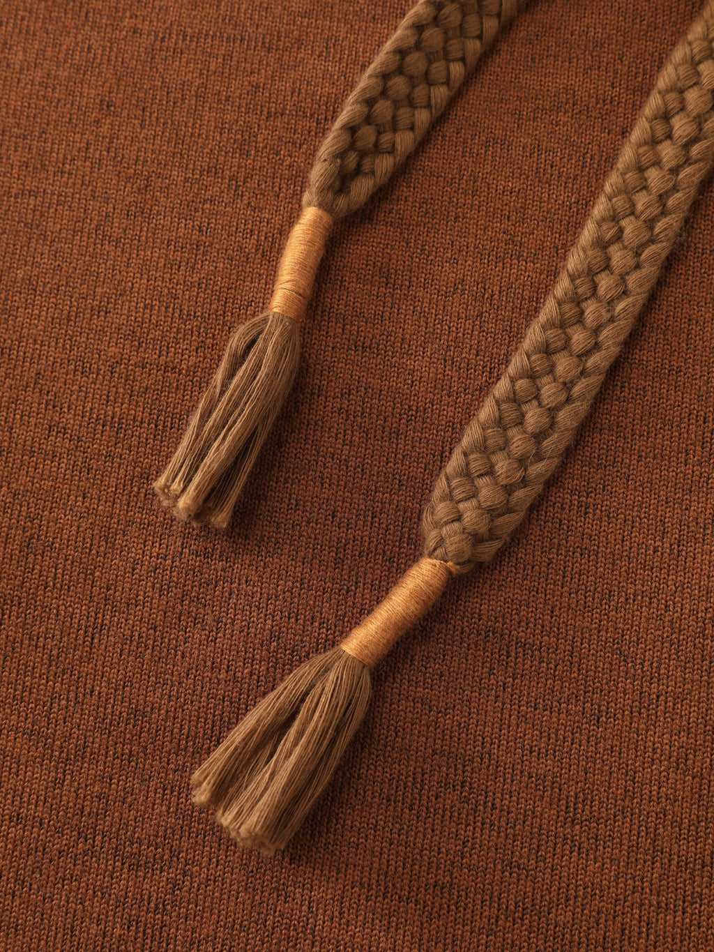 Color Contrast Stripe Textured Hoodie