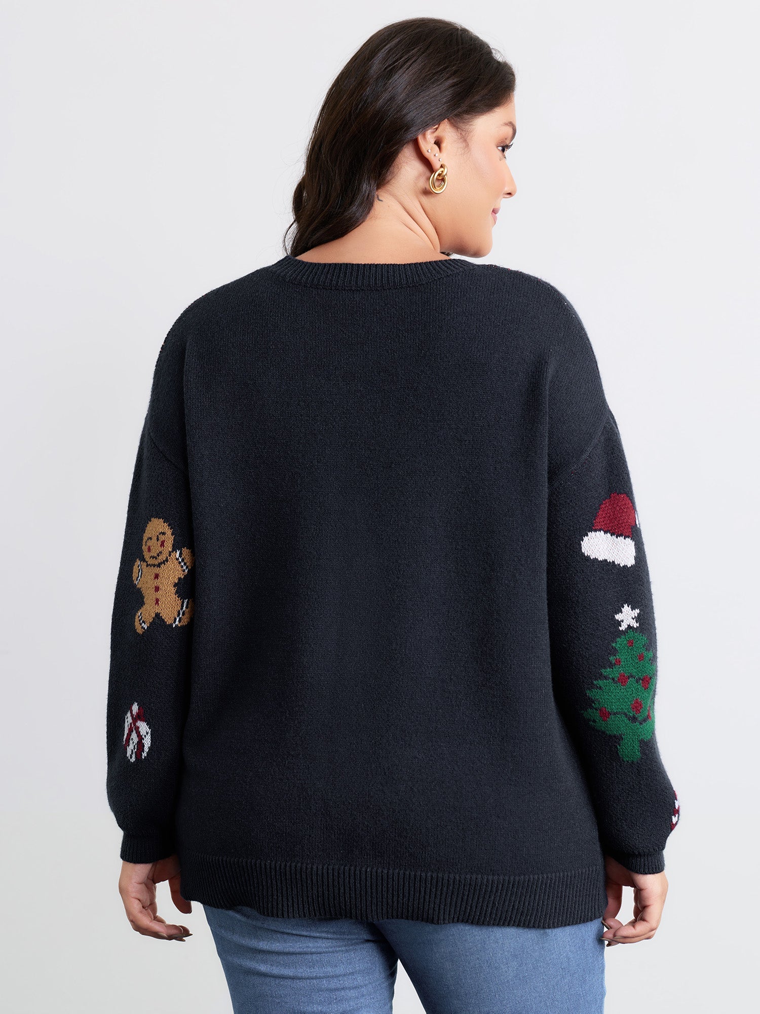 Supersoft 3D Holiday Pattern Jacquard Pullover