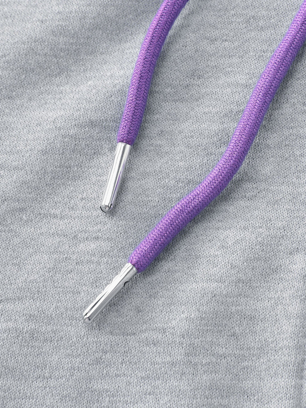 Color Contrast Drop Shoulder Hooded Jacket