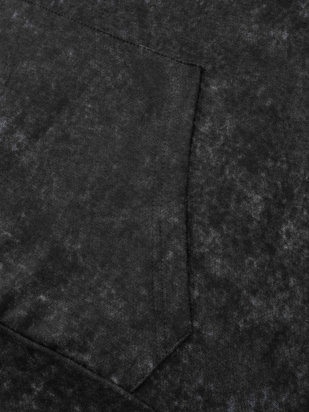 Boho Pattern Pockets Textured Hoodie