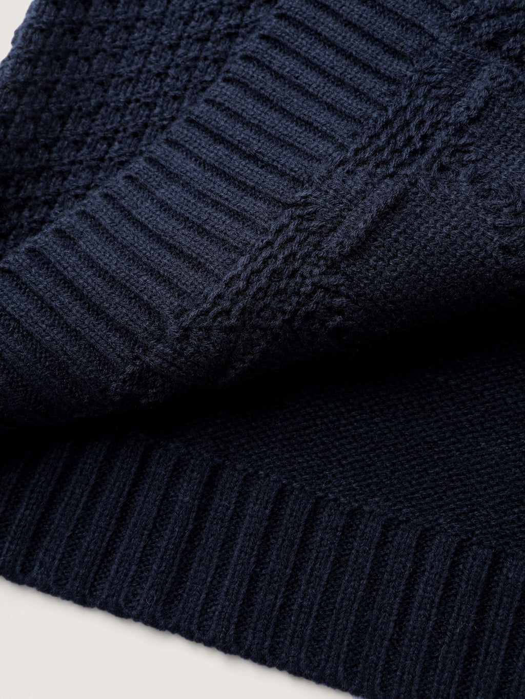 Cable Knit Button Pockets Cardigan