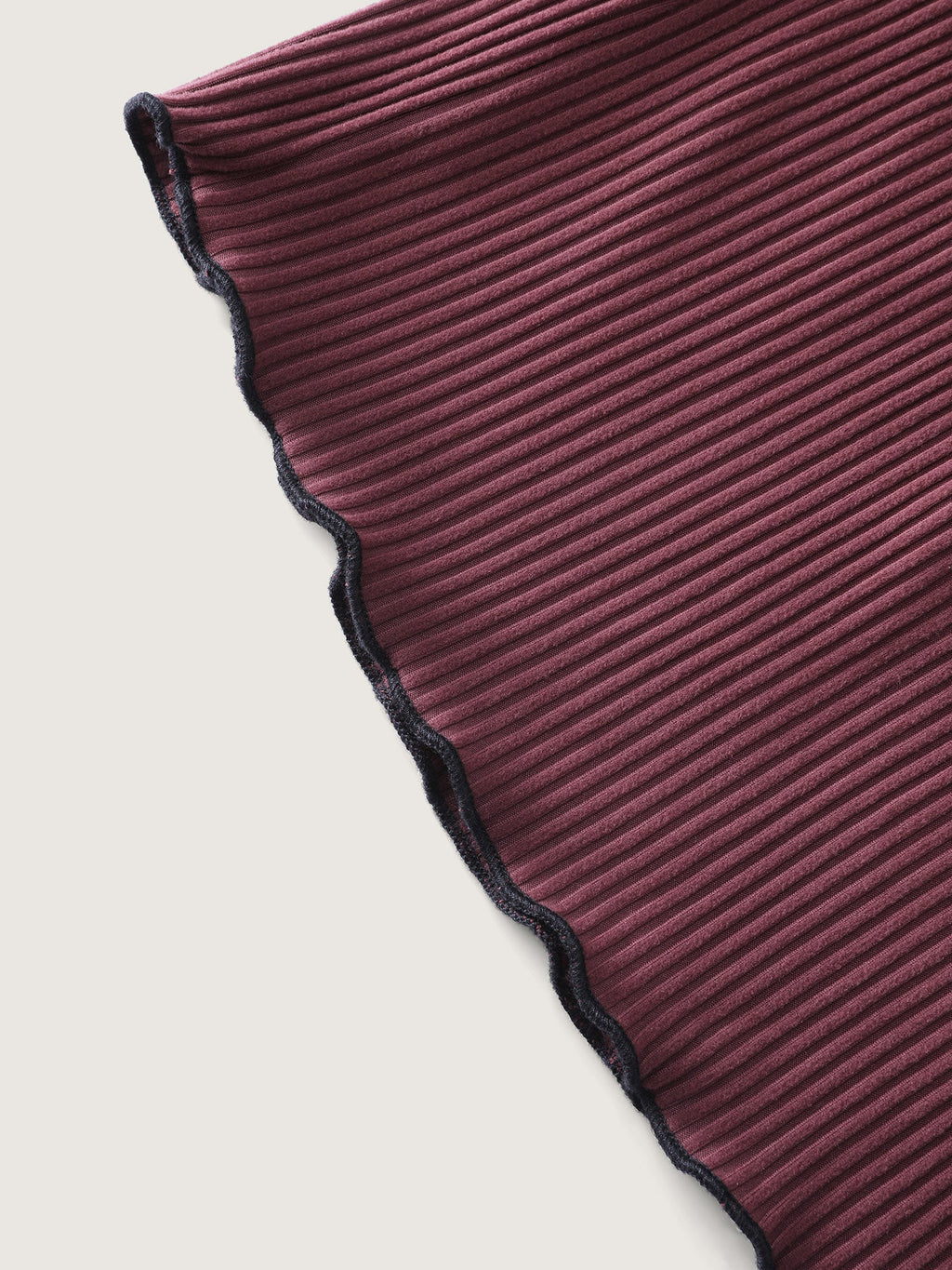 Wavy Edge Straight-Leg Lounge Bottoms