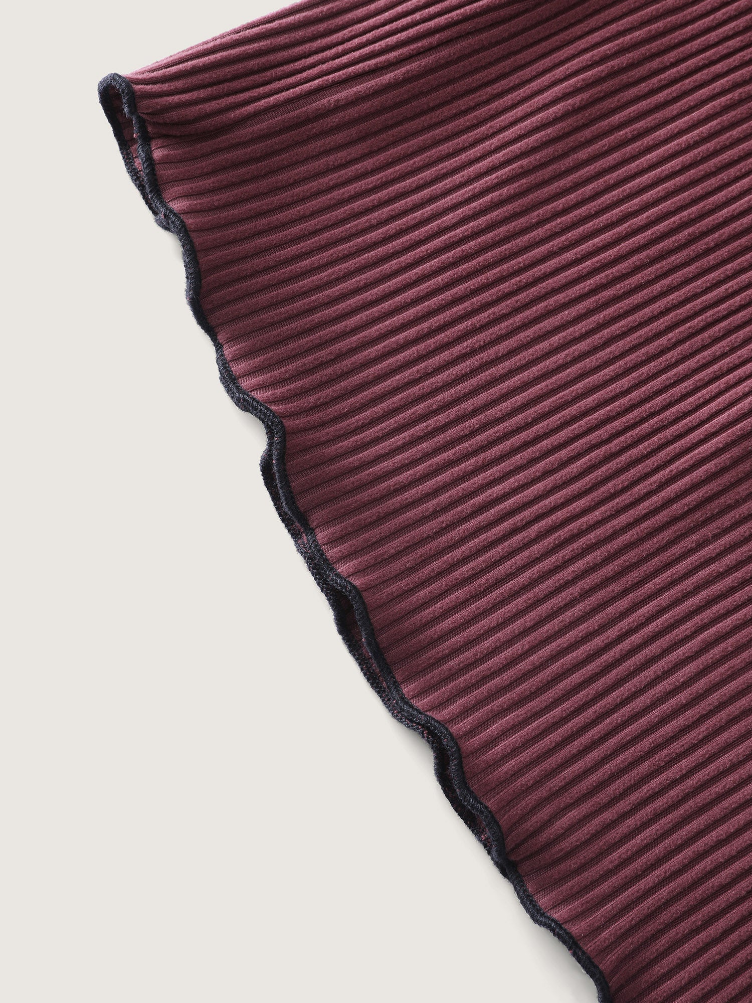 Wavy Edge Straight-Leg Lounge Bottoms