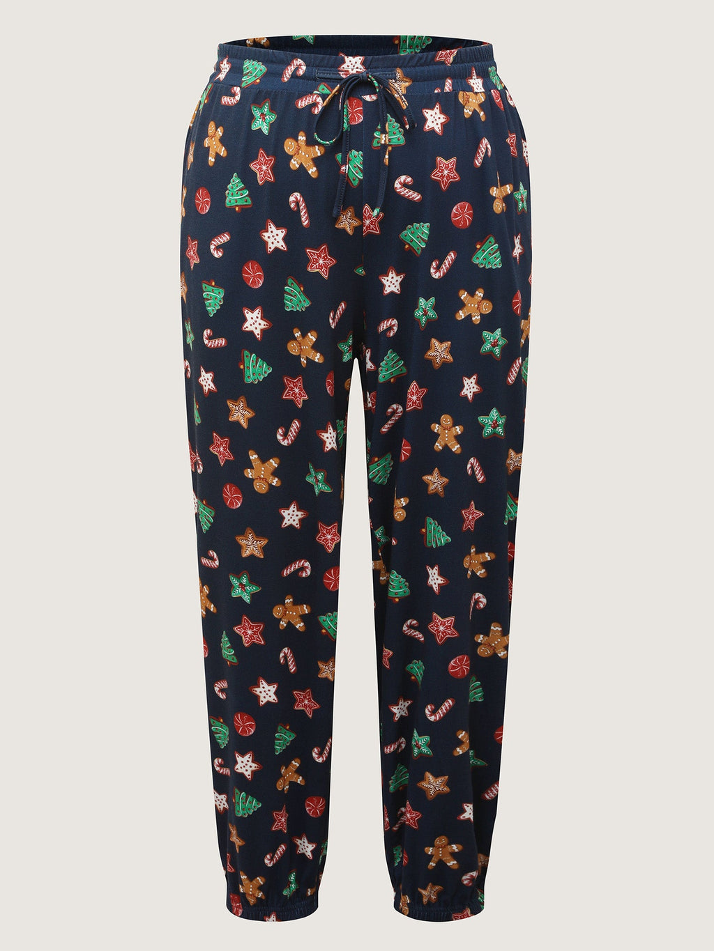 Colorful Holiday Print Pants