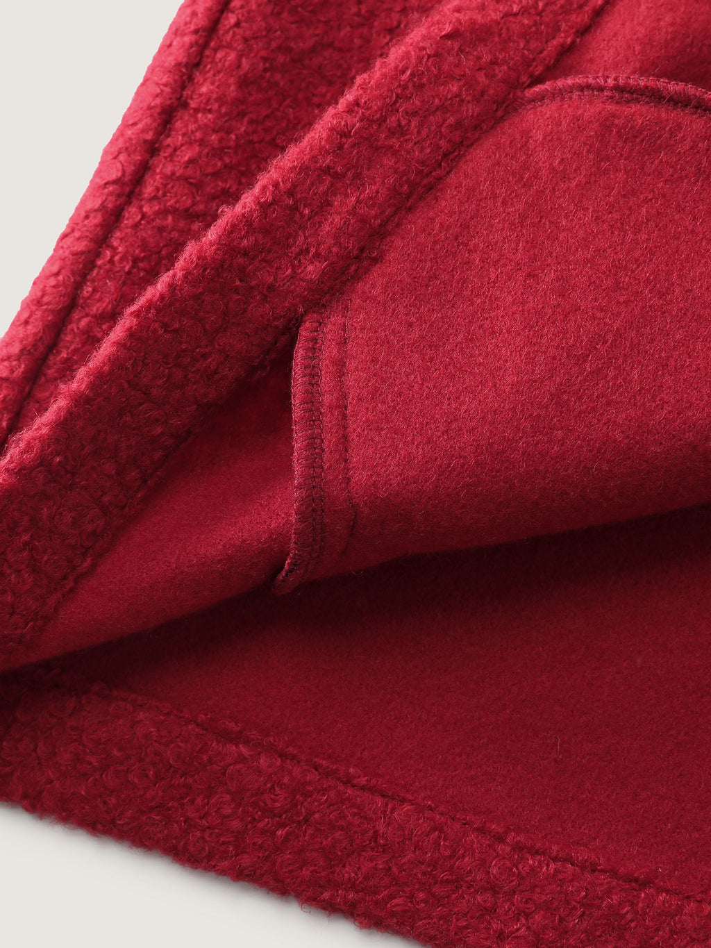 Color Contrast Raglan Sleeve Jacket