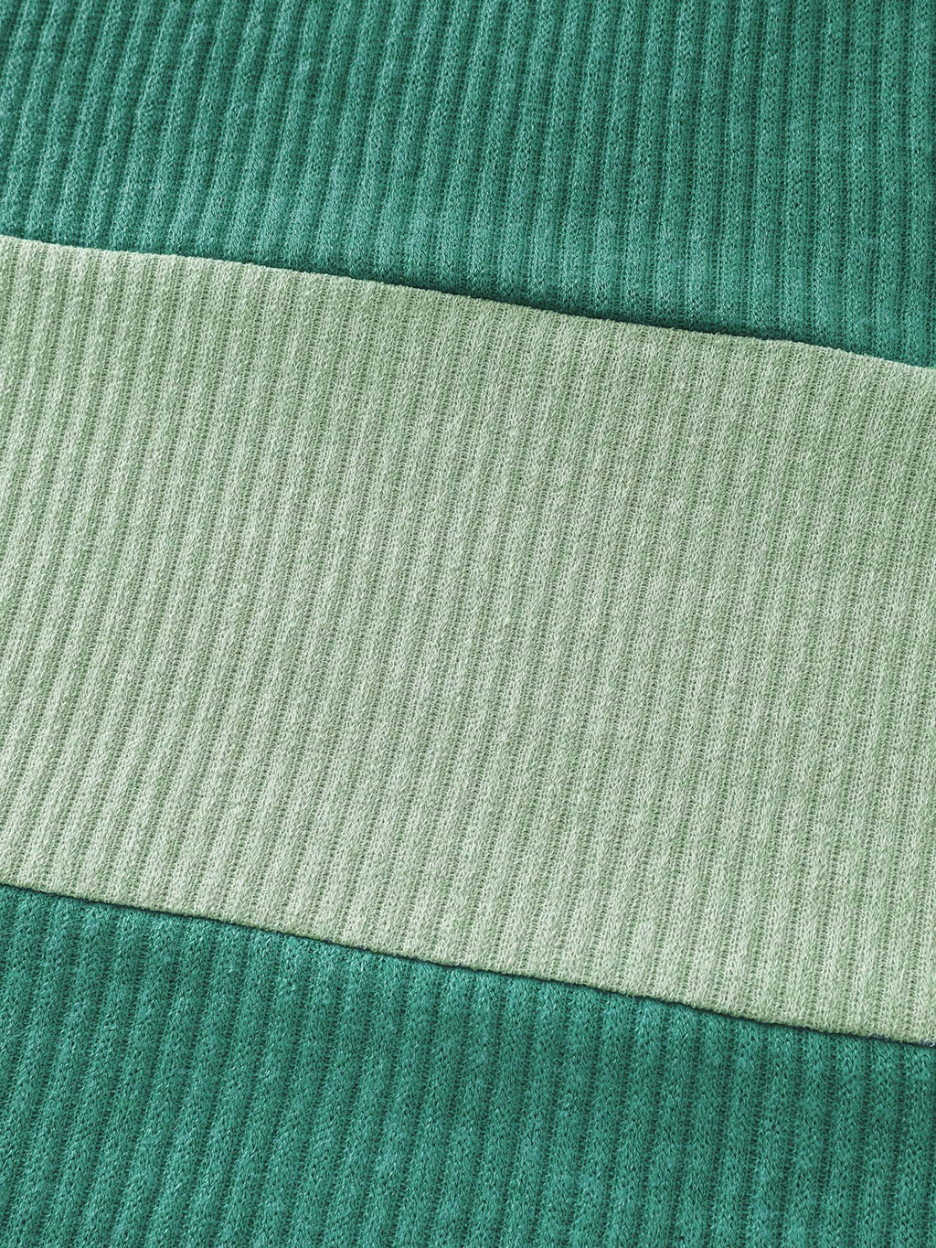 Colorful Stripe Ribbed Drop Shoulder Sweatshirt