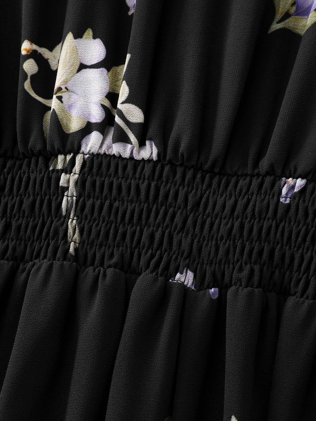 Chiffon Adjustable Bust Sheer Midi Dress