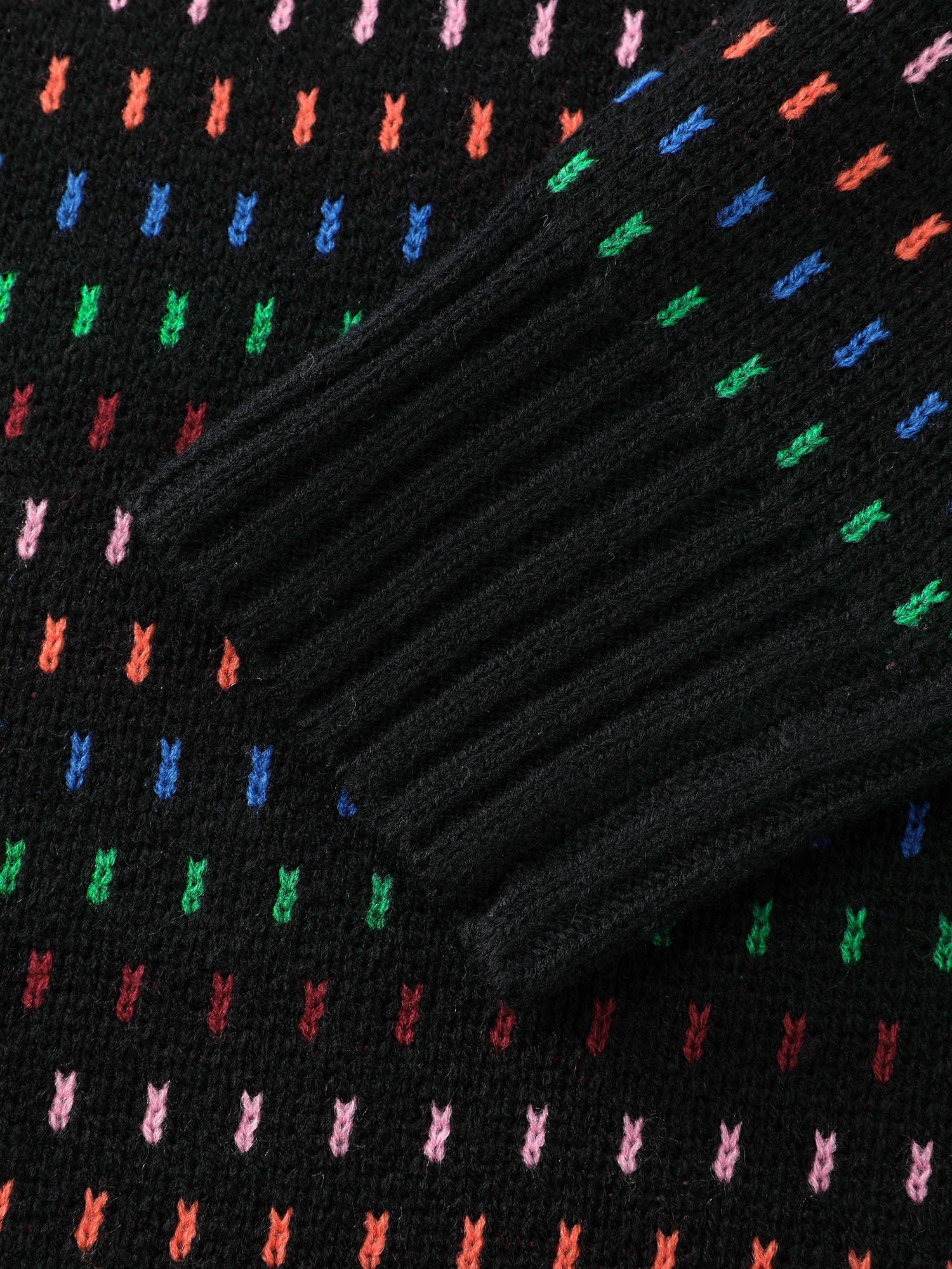 Colorful Polka Dots Stretchy Pullover